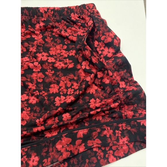 Vera Wang 2 piece womens xl Pj Soft Polyester 3/4 Sleeve Red Floral          791 - Picture 5 of 15